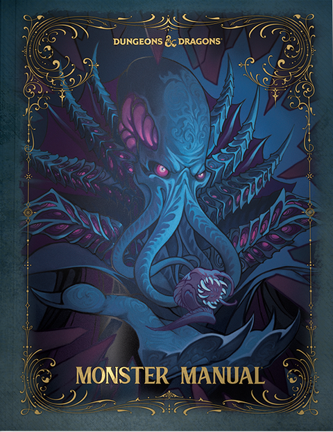 DND RPG 2024 MONSTER MANUAL ALT ART COVER