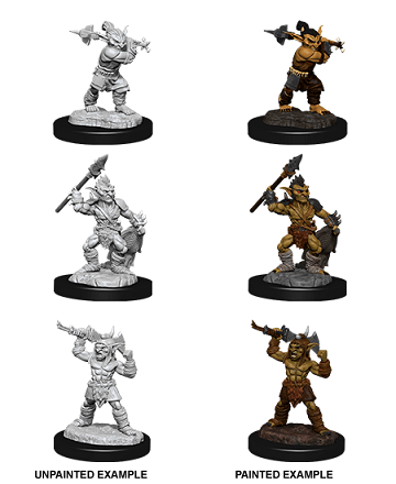 A DND UNPAINTED MINIS WV12 GOBLINS AND BOSS priced at $7.99 available from Echelon Hobbies