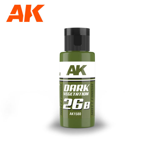 A AK Dual Exo Scenery 26B Dark Vegetation 60ml priced at $8.99 available from Echelon Hobbies