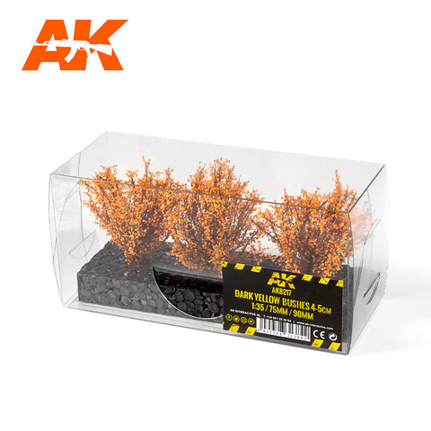 A AK Interactive Dark Yellow Bushes 4-6 cm priced at $21.99 available from Echelon Hobbies