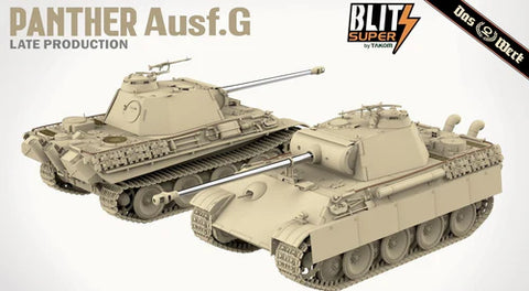 Das Werk Super Blitz 1/35 Panther Ausf.G Late Production, Panzerkampfwagen V Sd.Kfz.171