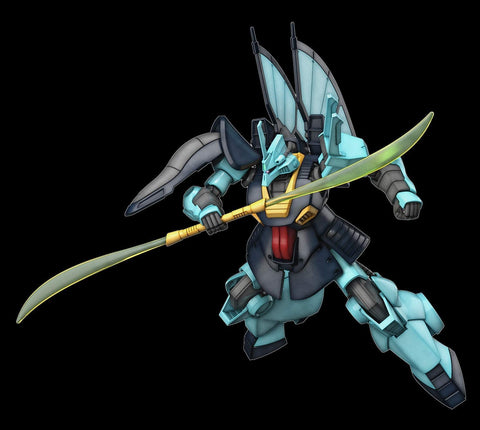 A Bandai HGUC #219 1/144 MSK-008 Dijeh "Mobile Suit Zeta Gundam" priced at $32.49 available from Echelon Hobbies