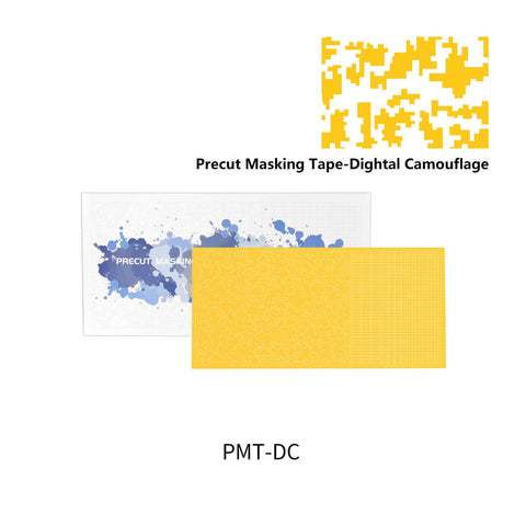 A Dspiae PMT-DC Precut Masking Tape - Digital Camouflage priced at $6.99 available from Echelon Hobbies