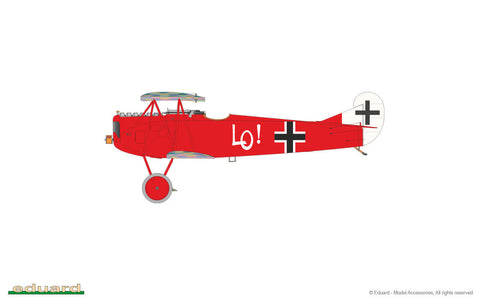 A Eduard 1/48 Fokker D.VIIF Weekend edition priced at $47.99 available from Echelon Hobbies