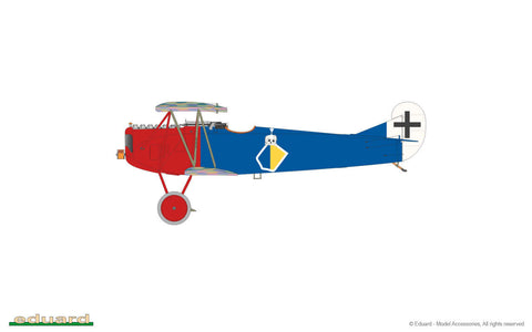 A Eduard 1/48 Fokker D.VIIF Weekend edition priced at $47.99 available from Echelon Hobbies