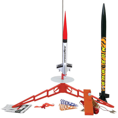 A Estes Rockets Tandem-X Launch Set (2 rockets) priced at $71.99 available from Echelon Hobbies