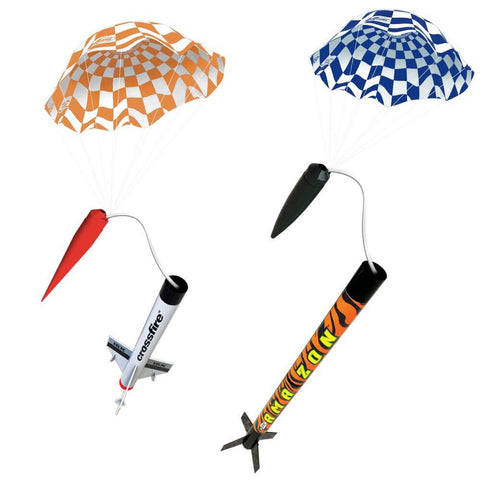 A Estes Rockets Tandem-X Launch Set (2 rockets) priced at $71.99 available from Echelon Hobbies