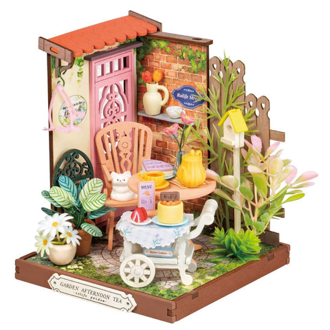 Rolife Robotime Fancy Tea Yard Miniature House