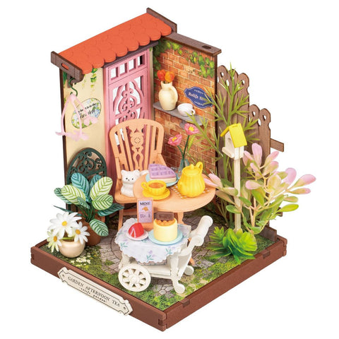 Rolife Robotime Fancy Tea Yard Miniature House