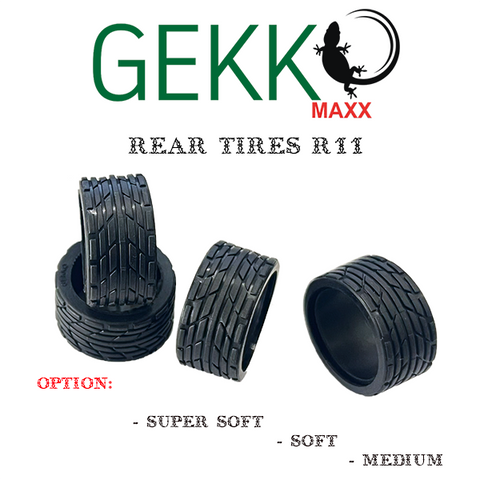 Gekko Maxx Rear Tires R11 - Super Soft - 4 pack - GKM-015