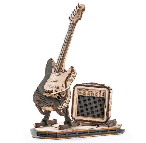 A Electric Guitar 3D Puzzle priced at $19.99 available from Echelon Hobbies