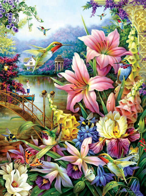 Garden by the River - 1000 Piece Puzzle