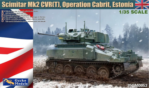 Gecko 1/35 Scimitar Mk2 CVR(T) Recon Vehicle, Operation Cabrit, Estonia