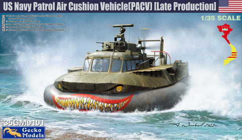 Gecko 1/35 US Navy Patrol Air Cushion Vehicle PACV Late Production