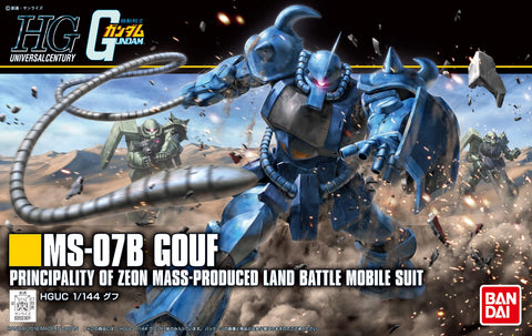 A Bandai HGUC #196 1/144 Gouf (Revive) 'Mobile Suit Gundam' priced at $26.99 available from Echelon Hobbies