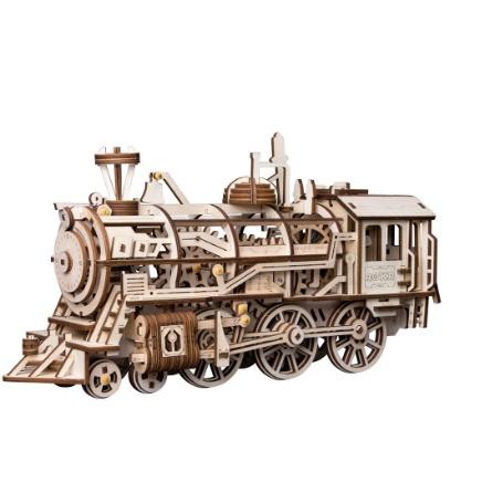 Wooden Mechanical Gears - Locomotive