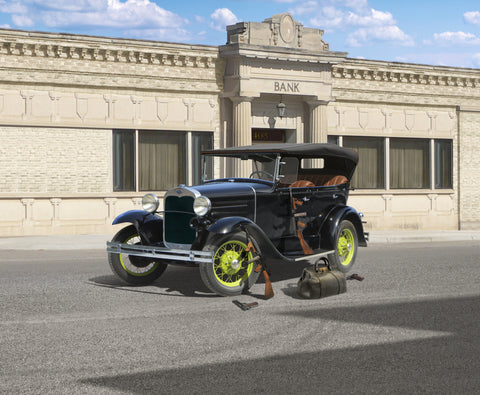 ICM 1/24 Ford A Gangster Car