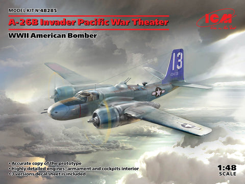 ICM 1/48 A-26B Invader Pacific War Theater, WWII American Bomber