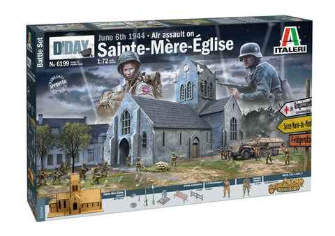 A Italeri 1/72 Battle Of Normandy Sainte Mere Eglise 6 June 1944 priced at $122.49 available from Echelon Hobbies