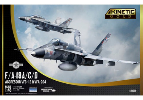 Kinetic 1/48 F/A 18A/C/D AGGRESSOR VFC-12 & VFA-204