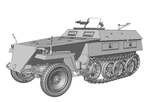 A Das Werk 1/35 le.SPW Sd.Kfz.250/1 Ausf.B (neu) priced at $58.99 available from Echelon Hobbies