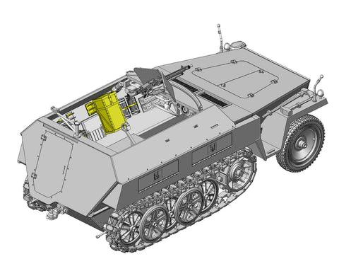 A Das Werk 1/35 le.SPW Sd.Kfz.250/1 Ausf.B (neu) priced at $58.99 available from Echelon Hobbies