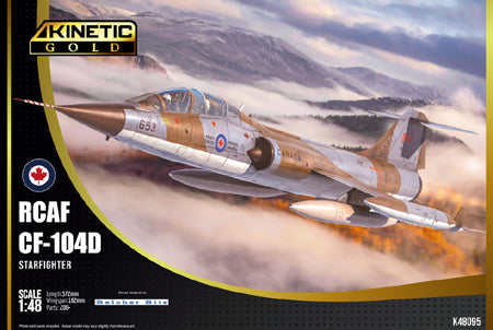 Kinetic 1/48 RCAF CF-104D STARTFIGHTER GOLD SERIES