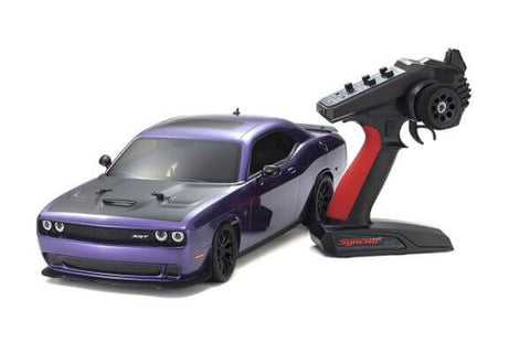 A Kyosho 1/10 RC 4WD FAZER Mk2 DODGE Challenger SRT Hellcat priced at $379.99 available from Echelon Hobbies