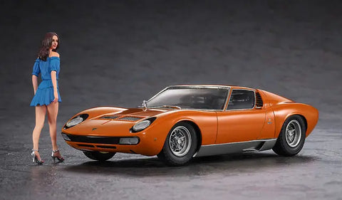 Hasegawa 1/24  LAMBORGHINI MIURA P400 SV ITALIAN GIRL’S FIGURE