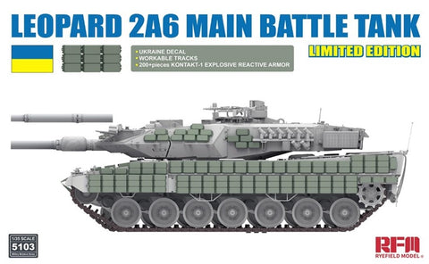 RFM 1/35 LEOPARD 2A6 with UKRAINE DECALS