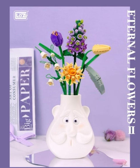 LOZ Block- Violet Bouquet Eternal flower