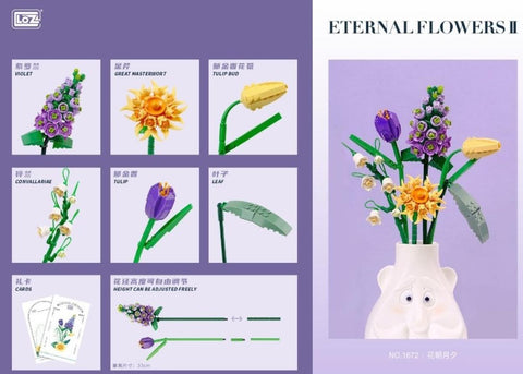 LOZ Block- Violet Bouquet Eternal flower