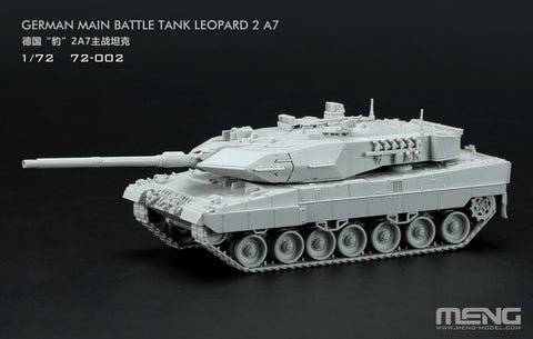 A Meng 1/72 German Main Battle Tank Leopard 2 A7 priced at $21.75 available from Echelon Hobbies