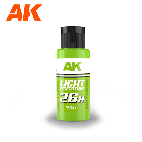 A AK Dual Exo Scenery 26A Light Vegetation 60ml priced at $8.99 available from Echelon Hobbies