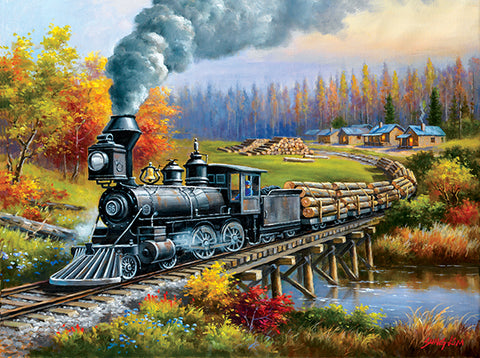 LOGGING CAMP RUN - 1000 Piece Puzzle