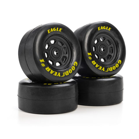 Losi NASCAR GROM Goodyear Eagle Gen 4 Medium Stock Mounted Tires 4 pack