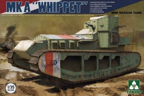Takom 1/35 WW1 MEDIUM TANK Mk.A WHIPPET