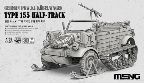 MENG 1/35 PKW.K1 KUBELWAGEN TYPE 155 HALF TRACK