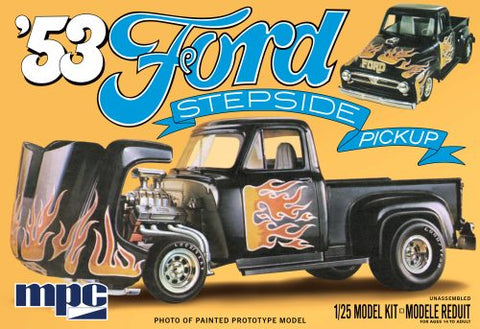 MPC 1953 Ford Pickup Stepside Flip-Nose 1:25 Scale Model Kit