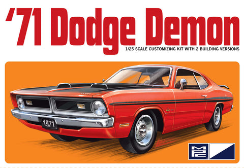 A MPC 1/25 1971 DODGE DEMON priced at $46.99 available from Echelon Hobbies