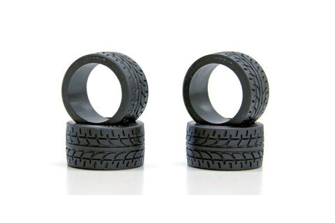 A Kyosho Mini-Z Racing Radial Wide Tire 10° - 11mm Rear Tire priced at $16.50 available from Echelon Hobbies