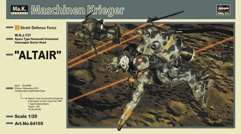 (Maschinen Krieger) 1/20 Space Type Humanoid Unmanned Interceptor Großer Hund ALTAIR