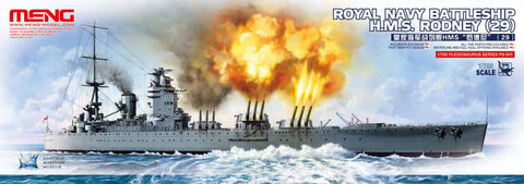 A Meng 1/700 ROYAL NAVY BATTLESHIP H.M.S. RODNEY priced at $61.99 available from Echelon Hobbies