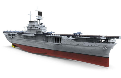 A Meng 1/700 US Navy Aircraft Carrier Enterprise (CV-6) priced at $61.99 available from Echelon Hobbies