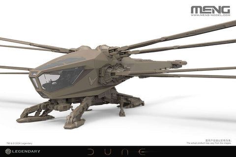 A Meng 1/72 Dune Atreides Ornithopter priced at $129.99 available from Echelon Hobbies