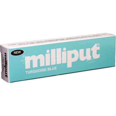 A Milliput Turquoise Blue, 4 oz/pack priced at $15.99 available from Echelon Hobbies