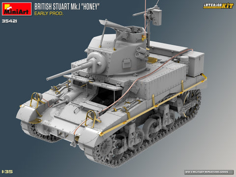 MiniArt 1/35 British Stuart Mk.I “Honey” Early Production with Interior