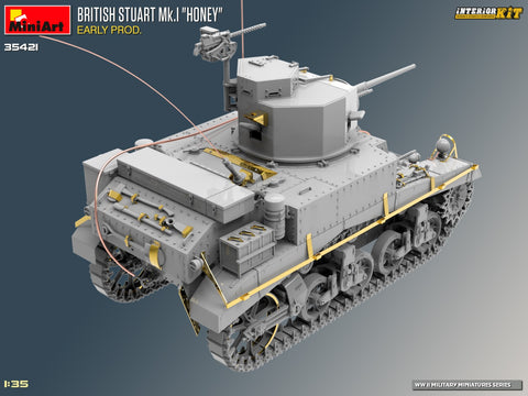 MiniArt 1/35 British Stuart Mk.I “Honey” Early Production with Interior