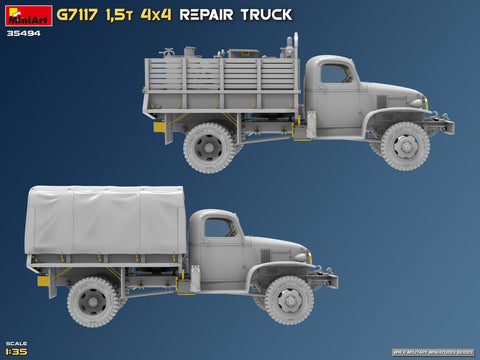 MiniArt 1/35 G7117 1.5t 4x4 REPAIR TRUCK