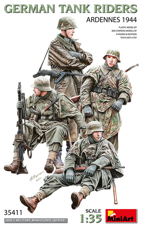 MiniArt 1/35 German Tank Riders Ardennes 1944